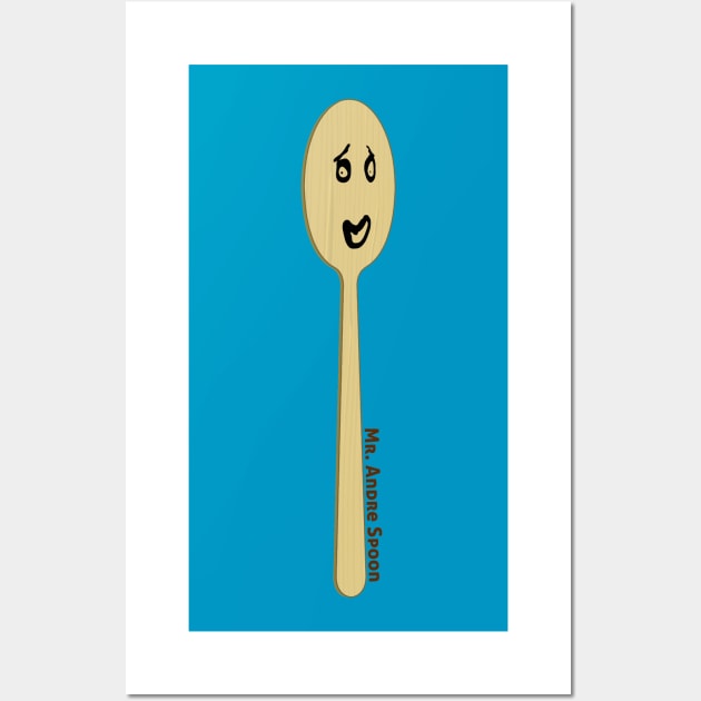 Mr. Andre Spoon Wall Art by Selinerd